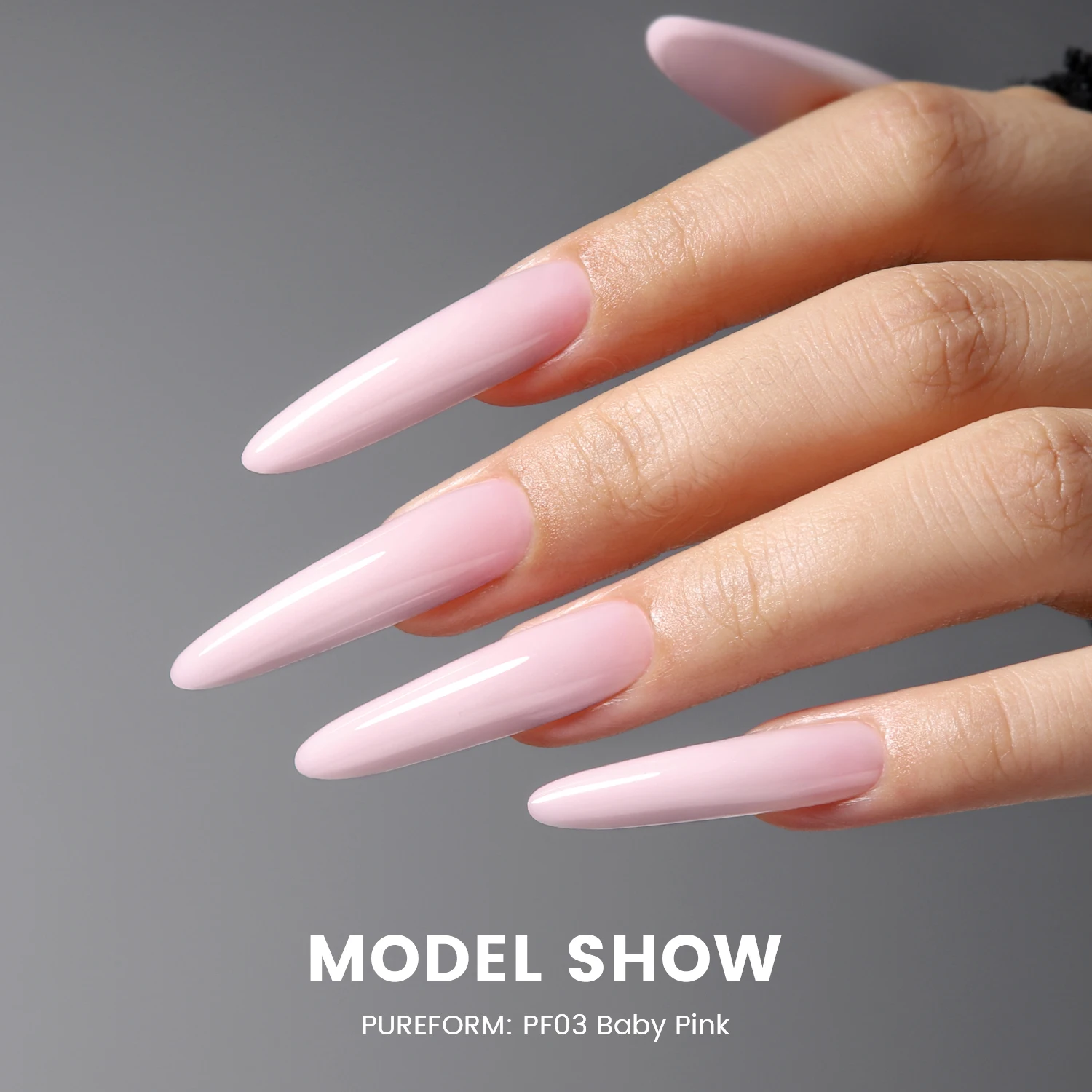 YOKEFELLOW PUREFORM Extension Gel Nail Polish 50g HEMA & TPO Free Milky White Poly Gel for Professional Salon Use PF02 Pure Snow