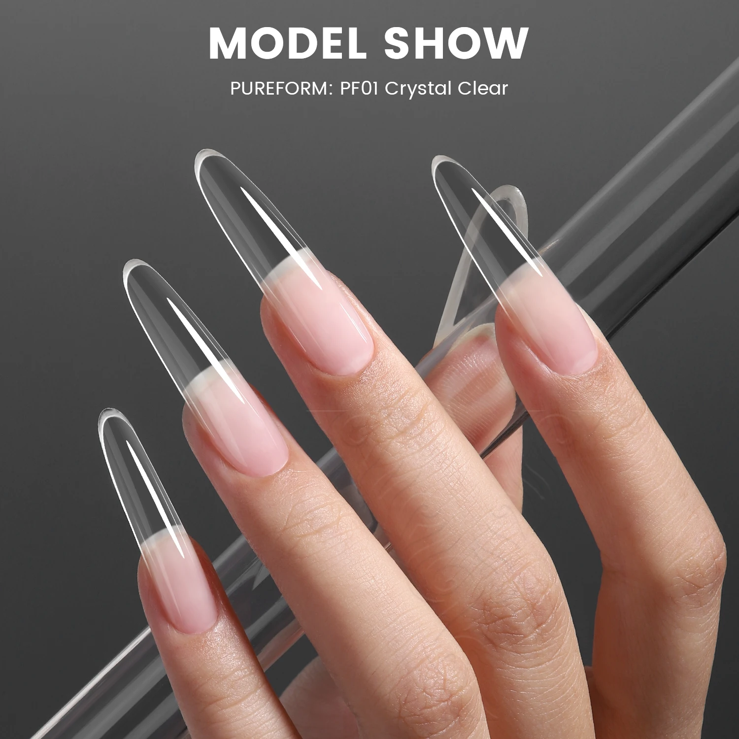 YOKEFELLOW PUREFORM Extension Gel Nail Polish 50g HEMA & TPO Free Milky White Poly Gel for Professional Salon Use PF02 Pure Snow