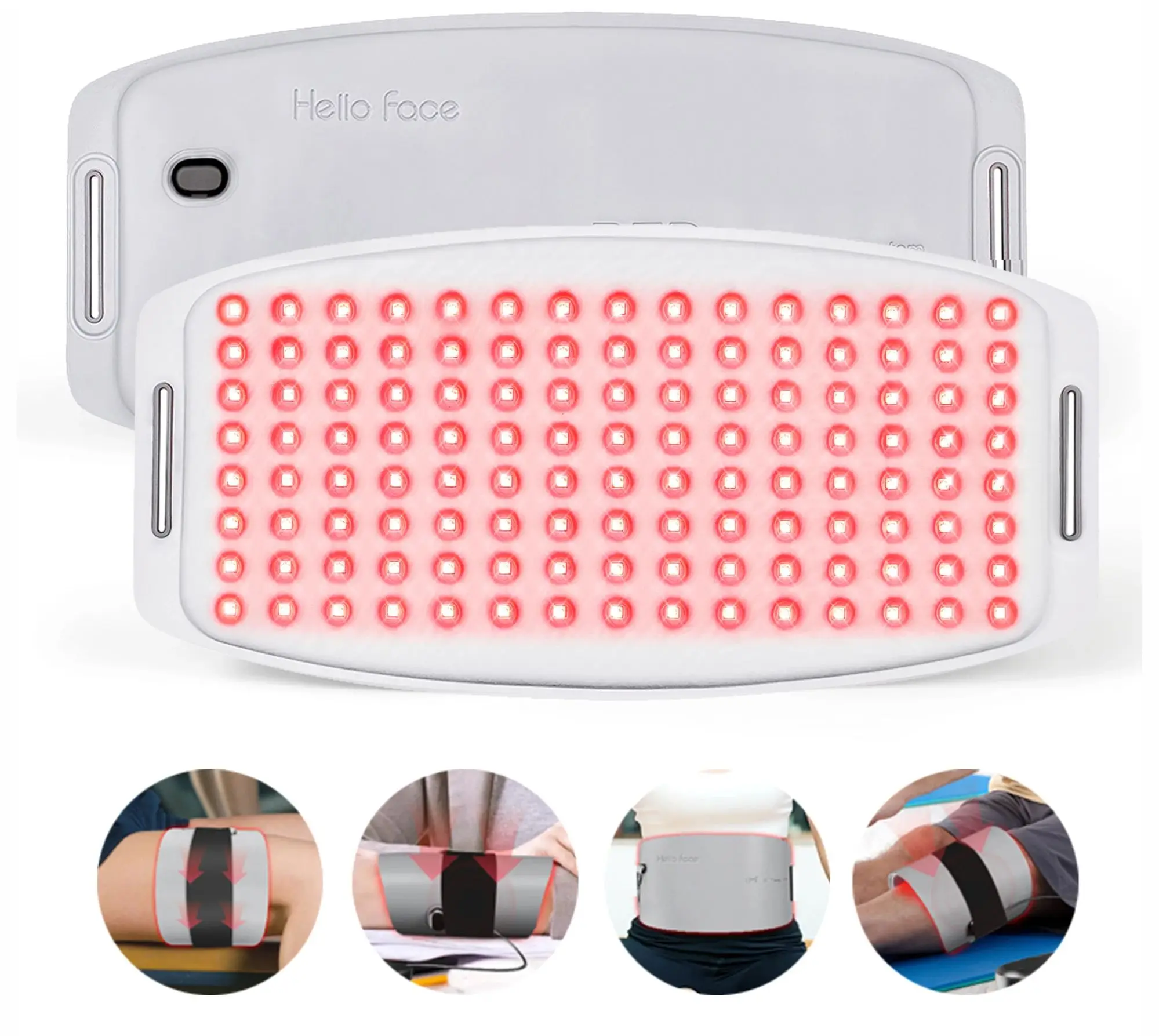 Hello Face M300 4D Light Mask 460/650/850nm Wavelengths Cordless LED Face Mask for Home Use