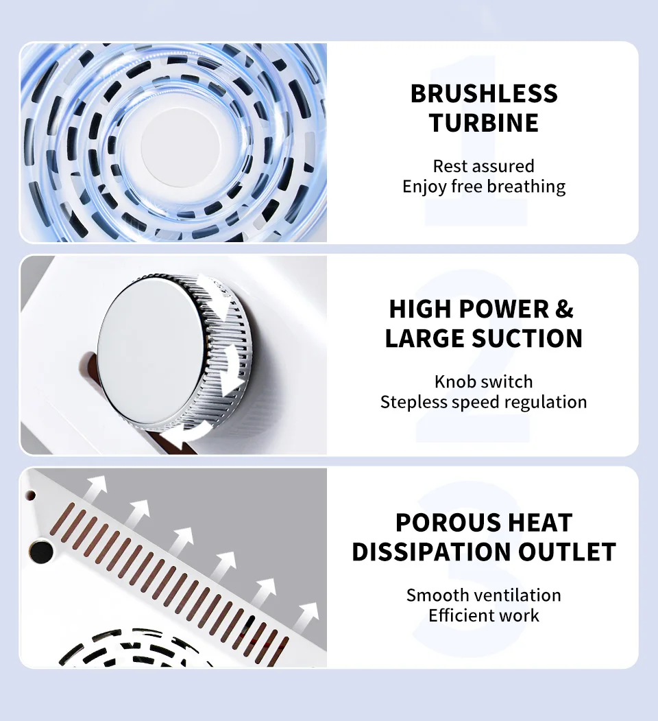 LIMEGIRL Powerful Nail Dust Collector Professional Manicure Pedicure Vacuum for Acrylic Gel Nail Polishing with Reusable Filter for Salon