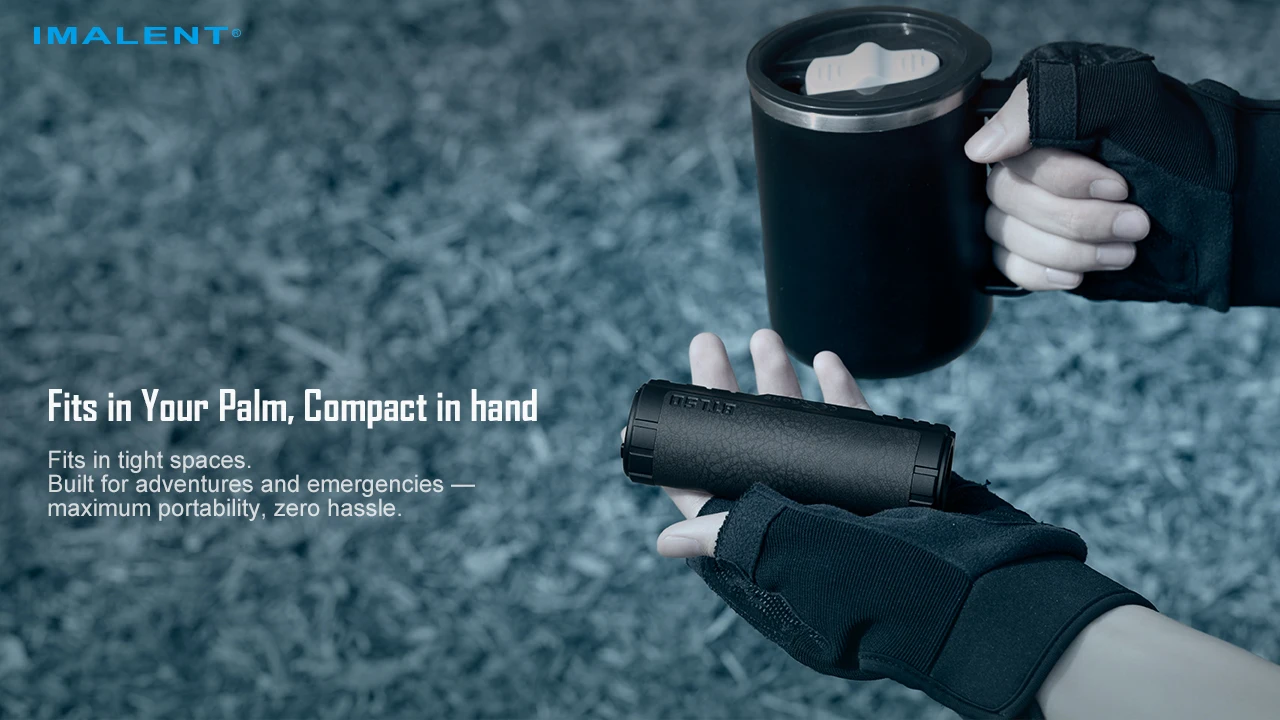 IMALENT BTL50 Electronic Focus Flashlight 3000LM 705M Range Portable EDC Tactical Fast Charging Waterproof for Patrol Hiking