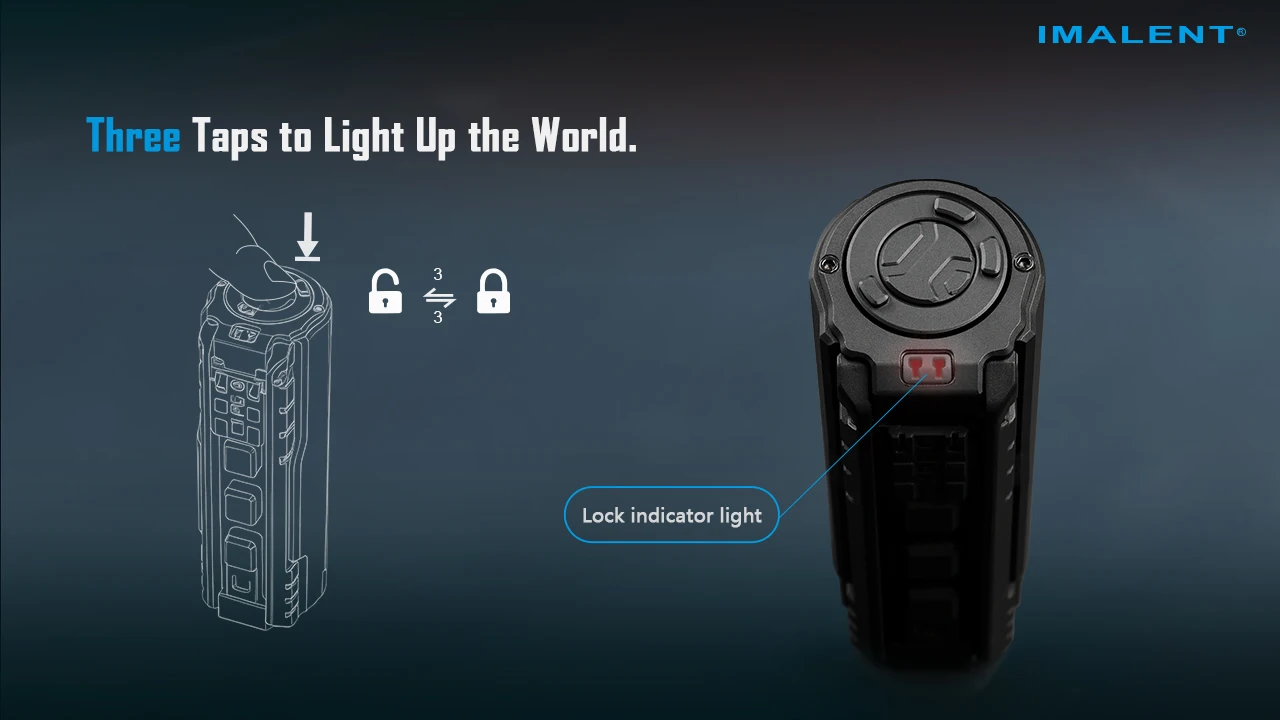 IMALENT BTL50 Electronic Focus Flashlight 3000LM 705M Range Portable EDC Tactical Fast Charging Waterproof for Patrol Hiking