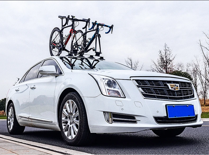 ROCKBROS Bicycle Car Racks Carrier Trunk Bike Roof-Top Rack Suction Cups Car Holder MTB Road Rack Quick Install Cycling Racks