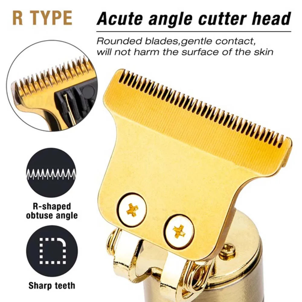 Professional Cordless Hair Clipper for Men Electric Barber Clipper & Trimmer Rechargeable Men's Hair Cutting Tools