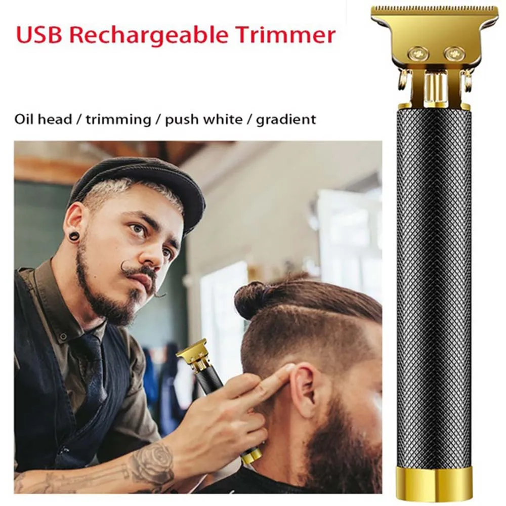 Professional Cordless Hair Clipper for Men Electric Barber Clipper & Trimmer Rechargeable Men's Hair Cutting Tools
