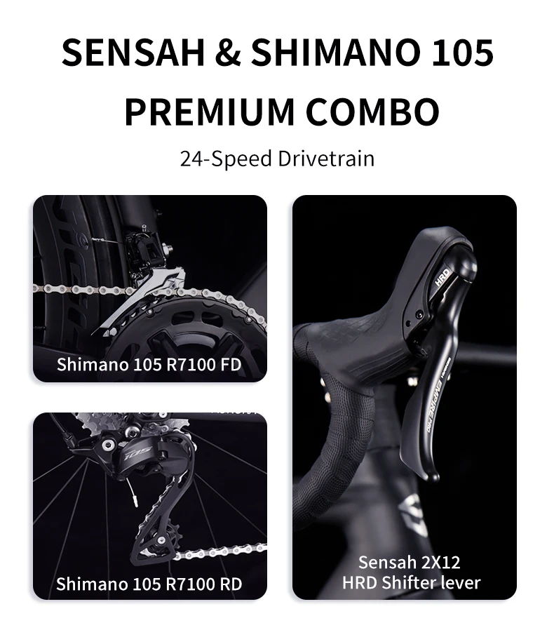 Ships from US SAVA A7L Carbon Fiber Road Bike with 7120 Kit 24 Speed Road Bike Race Bike 8.9kg International UCI Approved