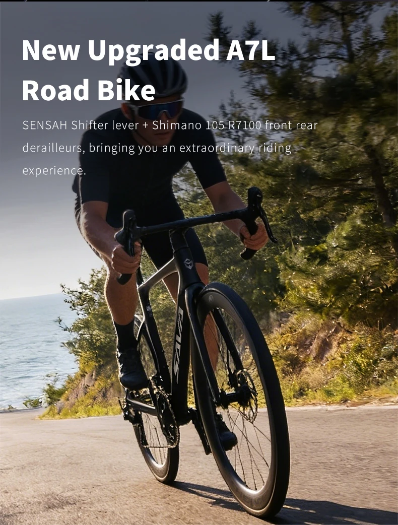 Ships from US SAVA A7L Carbon Fiber Road Bike with 7120 Kit 24 Speed Road Bike Race Bike 8.9kg International UCI Approved