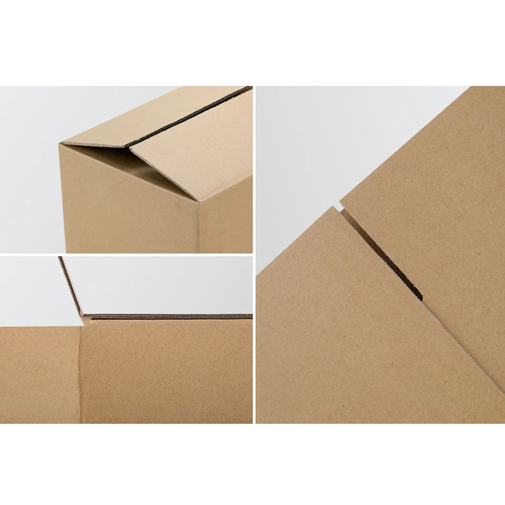 100Pack 6x4x4 Inch Corrugated Shipping Boxes, Small Cardboard Mailers for Packaging, Mailing, Moving, Storage,Small Business Use