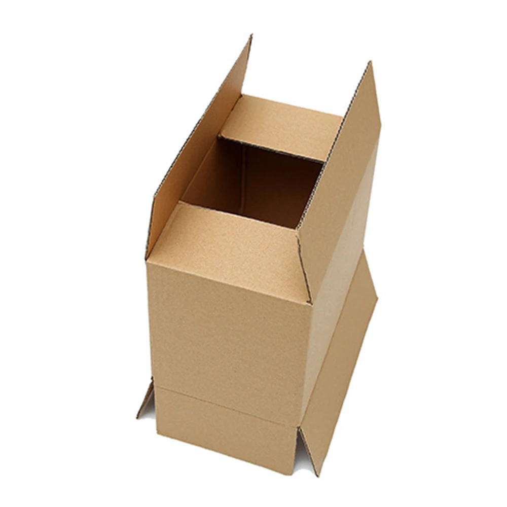100Pack 6x4x4 Inch Corrugated Shipping Boxes, Small Cardboard Mailers for Packaging, Mailing, Moving, Storage,Small Business Use