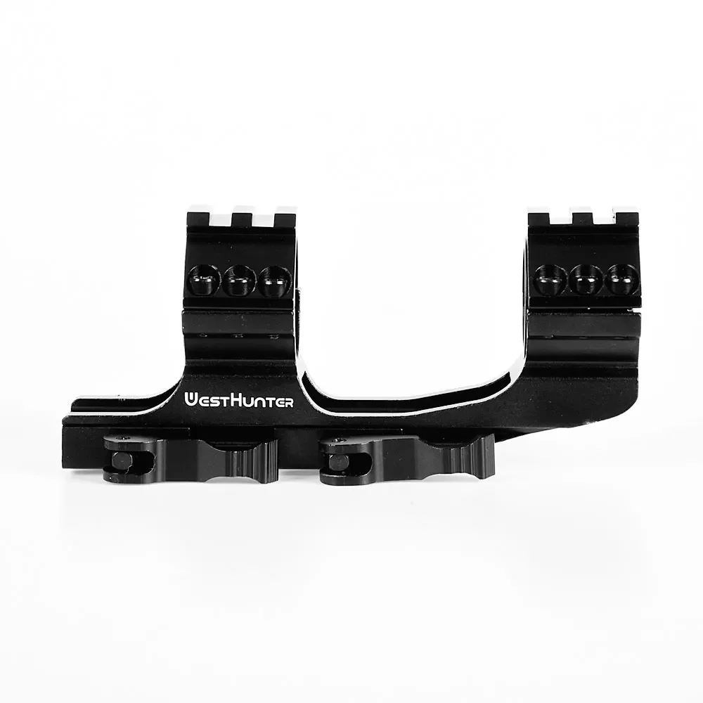 WestHunter Cantilever Picatinny Scope Mount 1"/30mm Tube Quick Release Sights Rings QD 20mm Rail Hunting Scope Accessories
