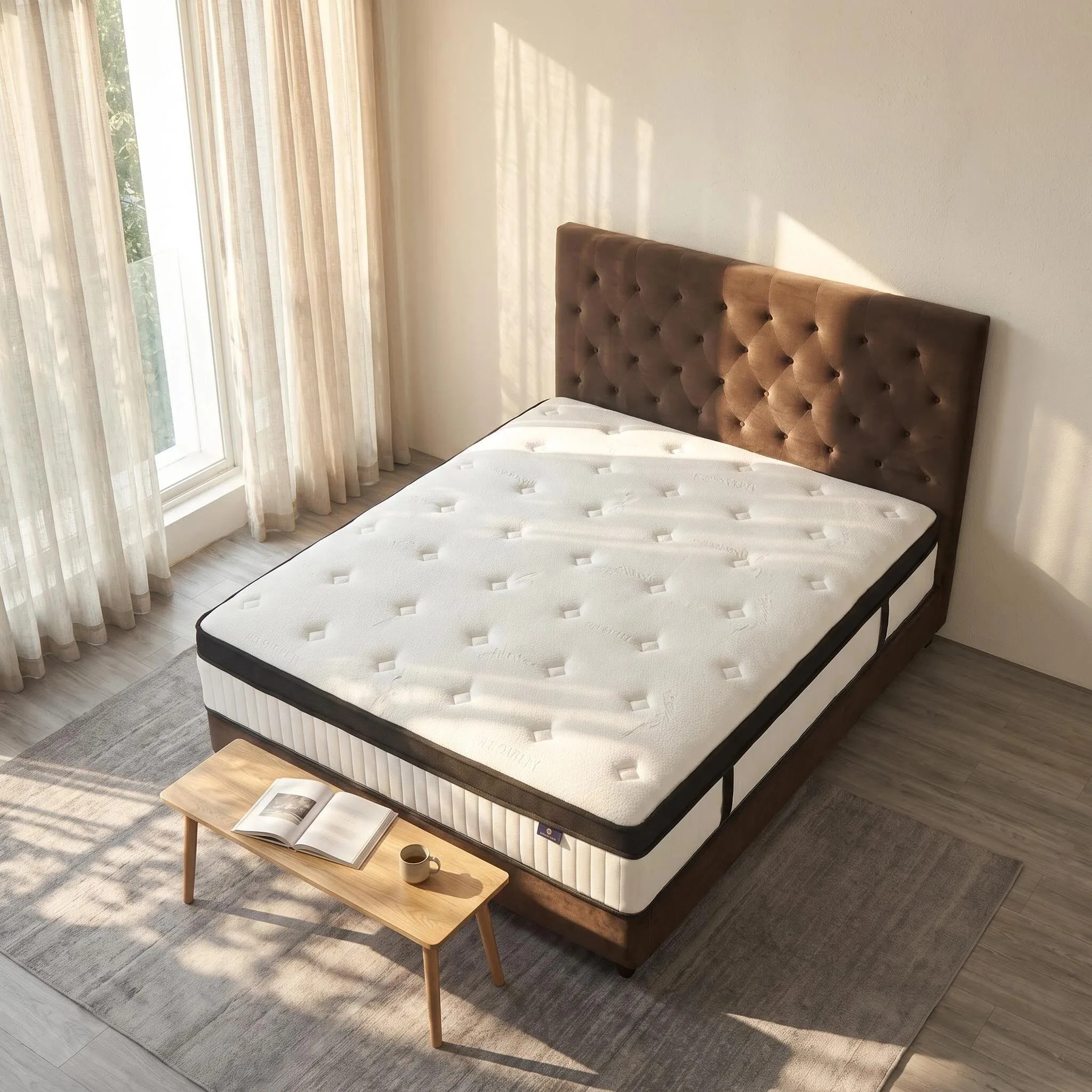 14/12/10 inch Firm King/Full/Twin/Queen Mattress- Pain-Relieving Hybrid Mattress for Extra Lumbar & Hip Support