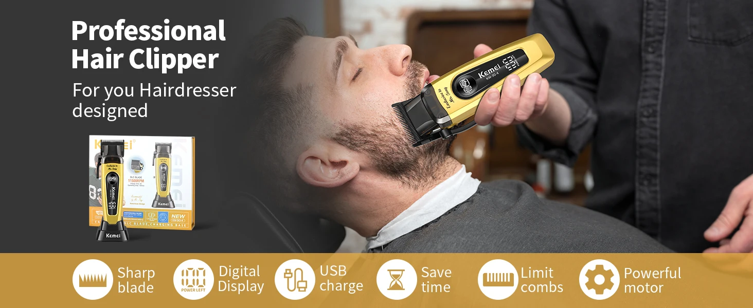 Hair Clippers for Men, Cordless Barber Clippers with LED Display 2299Hair Trimmer with Charging Base Professional Hair Clippers for Men, Cordless Barber Clipper T-Blade Beard Trimmer Foil Shaver Set, Rechargeable Electric Fade Clipper Hair Cutting