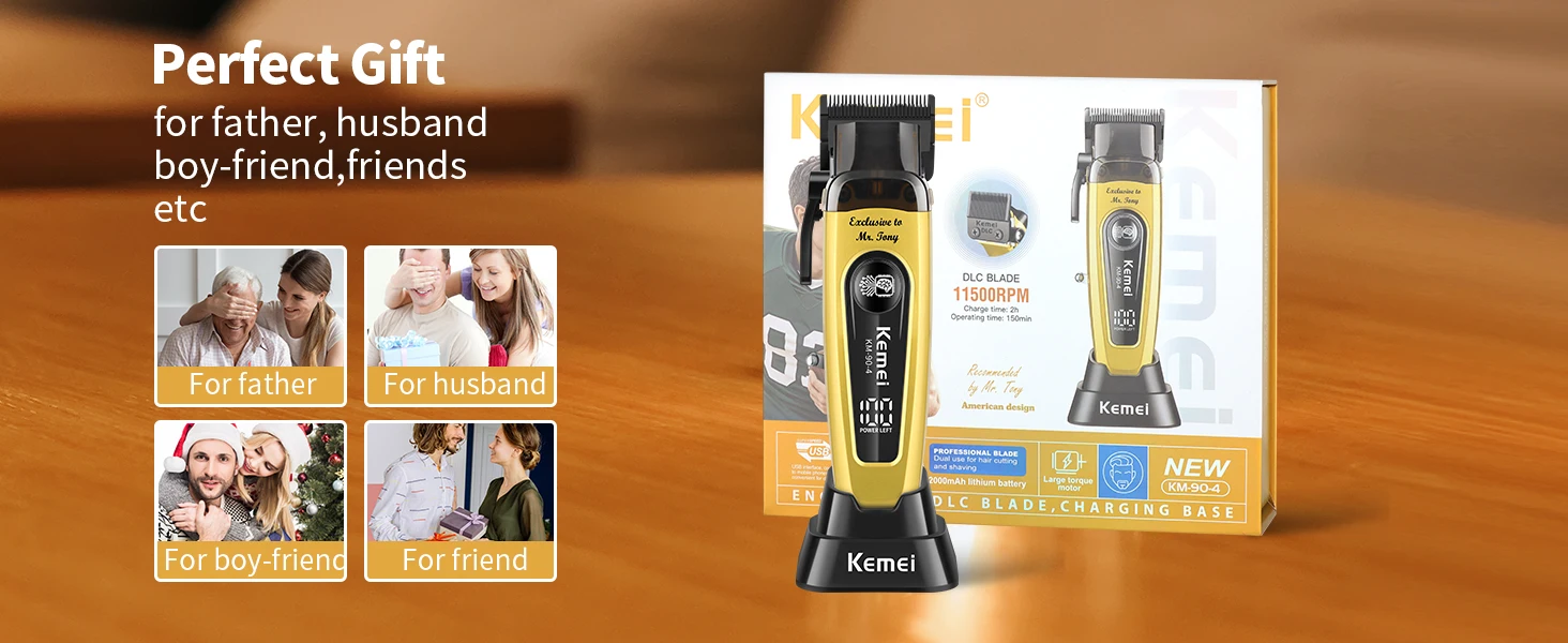 Hair Clippers for Men, Cordless Barber Clippers with LED Display 2299Hair Trimmer with Charging Base Professional Hair Clippers for Men, Cordless Barber Clipper T-Blade Beard Trimmer Foil Shaver Set, Rechargeable Electric Fade Clipper Hair Cutting