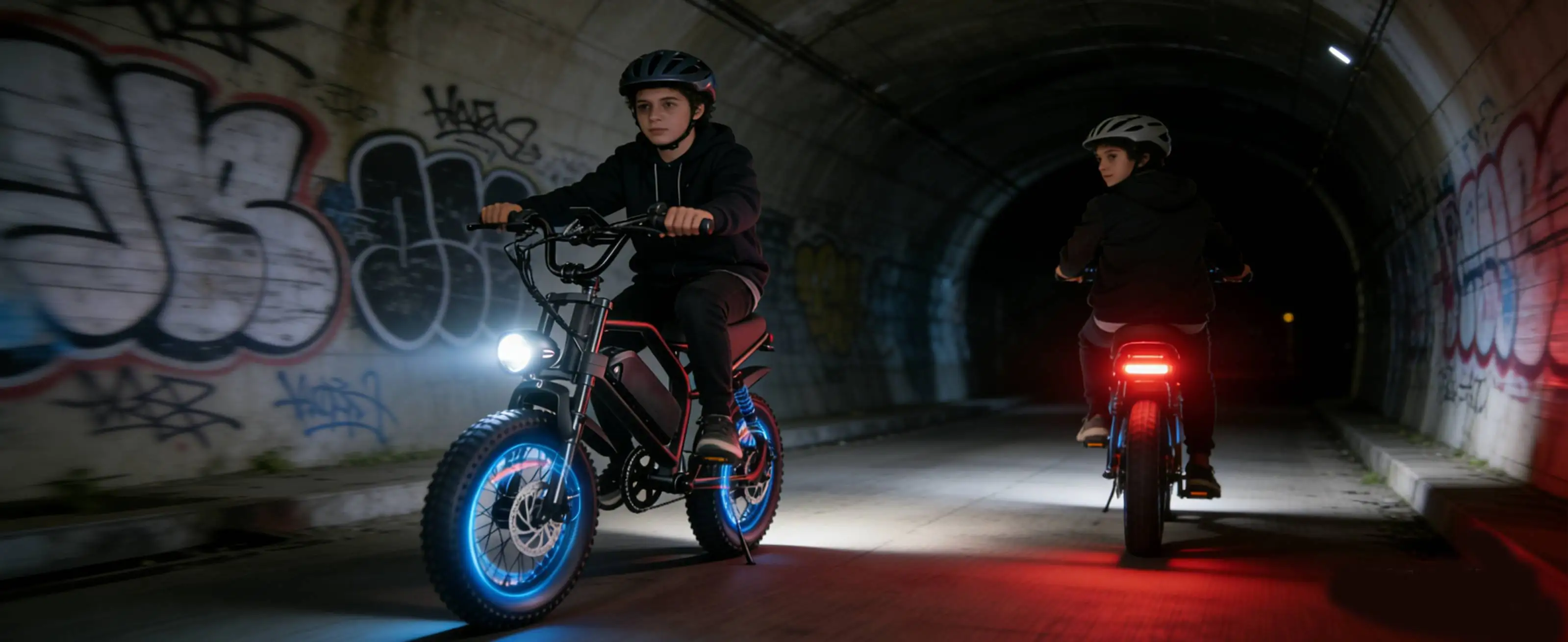 Spacewalk 16" Electric Bike for Adults/Teens, Peak 1500W & 65 Miles Long Range, 48V 15.6Ah Battery, Up to 28Mph, Full Suspension Fat Tire All-Terrain EBike on Mountains,Snow,Sand