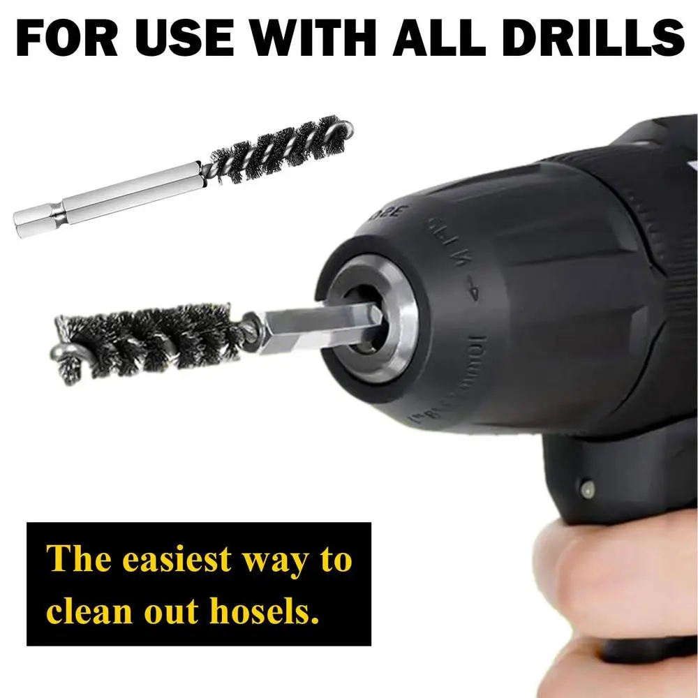 Golf Clubs Head Hosel Brush Electric Drill Wire Brush Hexagonal Rod Golf Iron Head Rust Remover Brush Golf Club Cleaning Polish