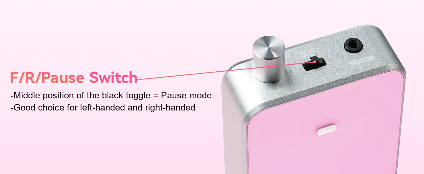 Makartt Professional Nail Drill, 35000RPM Rechargeable Efile with Coreless Motor, Nouvella Electric Nail Filer Machine
