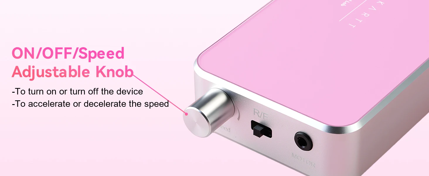 Makartt Professional Nail Drill, 35000RPM Rechargeable Efile with Coreless Motor, Nouvella Electric Nail Filer Machine