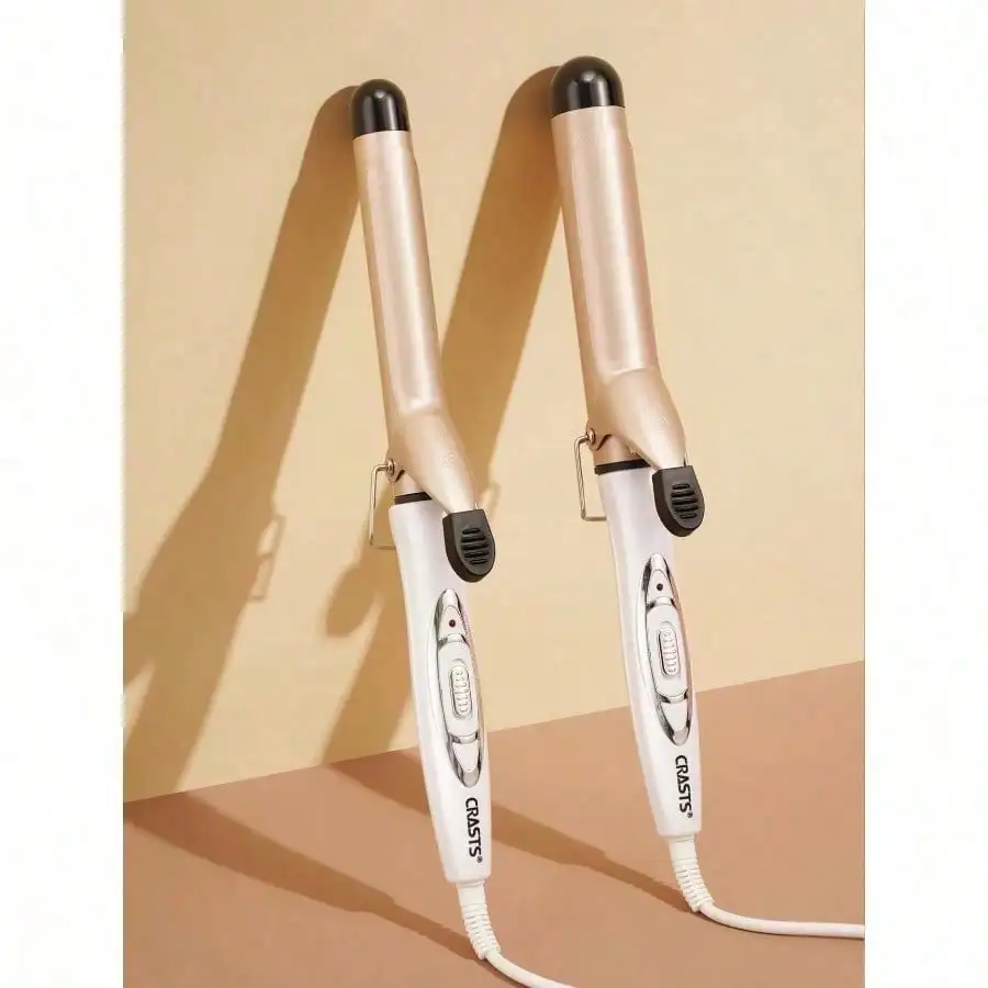 25mm & 32mm Large Barrel Curling Iron for Women, Hair Curling Wand with One-Button Control, Hair Curler for Loose Waves, Soft Curls & Voluminous Hairstyles, Easy-to-Use Portable Hair Styling Tool for Home, Travel & Daily Use