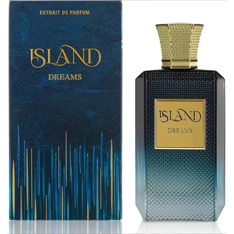 KHADLAJ Island Dreams Extrait De Parfum,Lasting Unisex Fragrance 3.4 Ounce, Perfect Gift for Easter