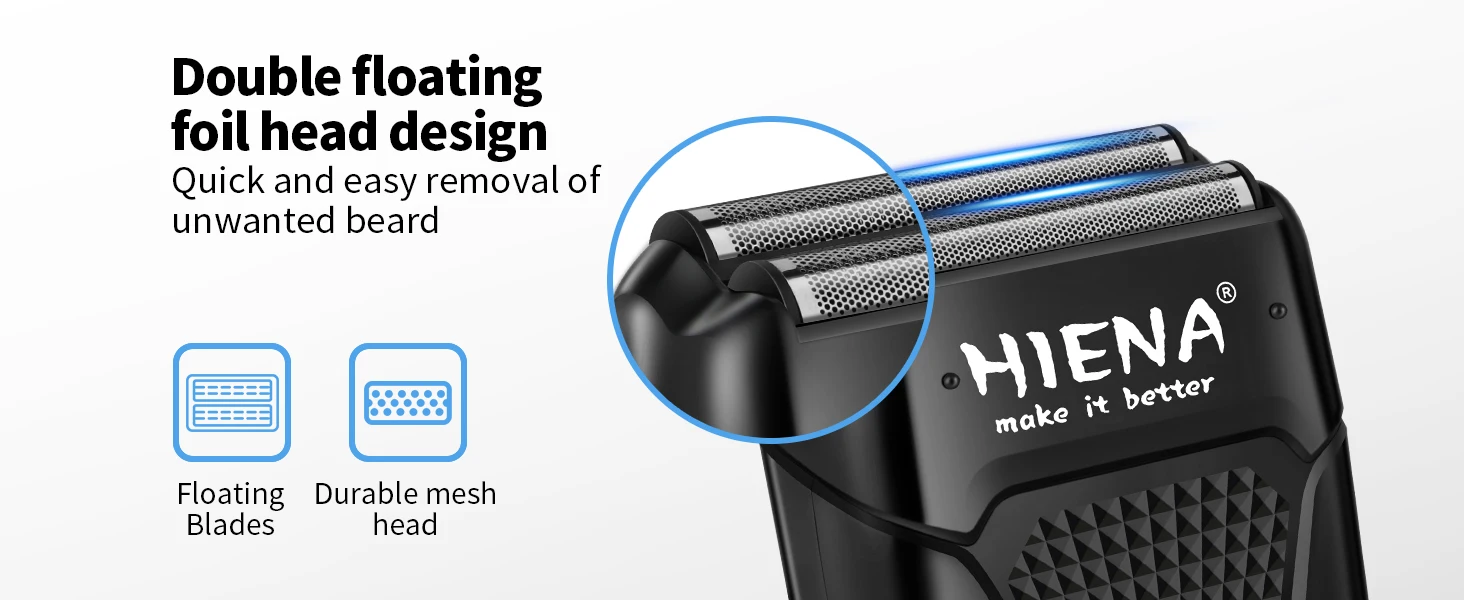 Professional Hair Clipper Kit Rechargeable Cordless Barber Kit and Hair Cutting Set Electric Foil Shavers and Beard Trimmers