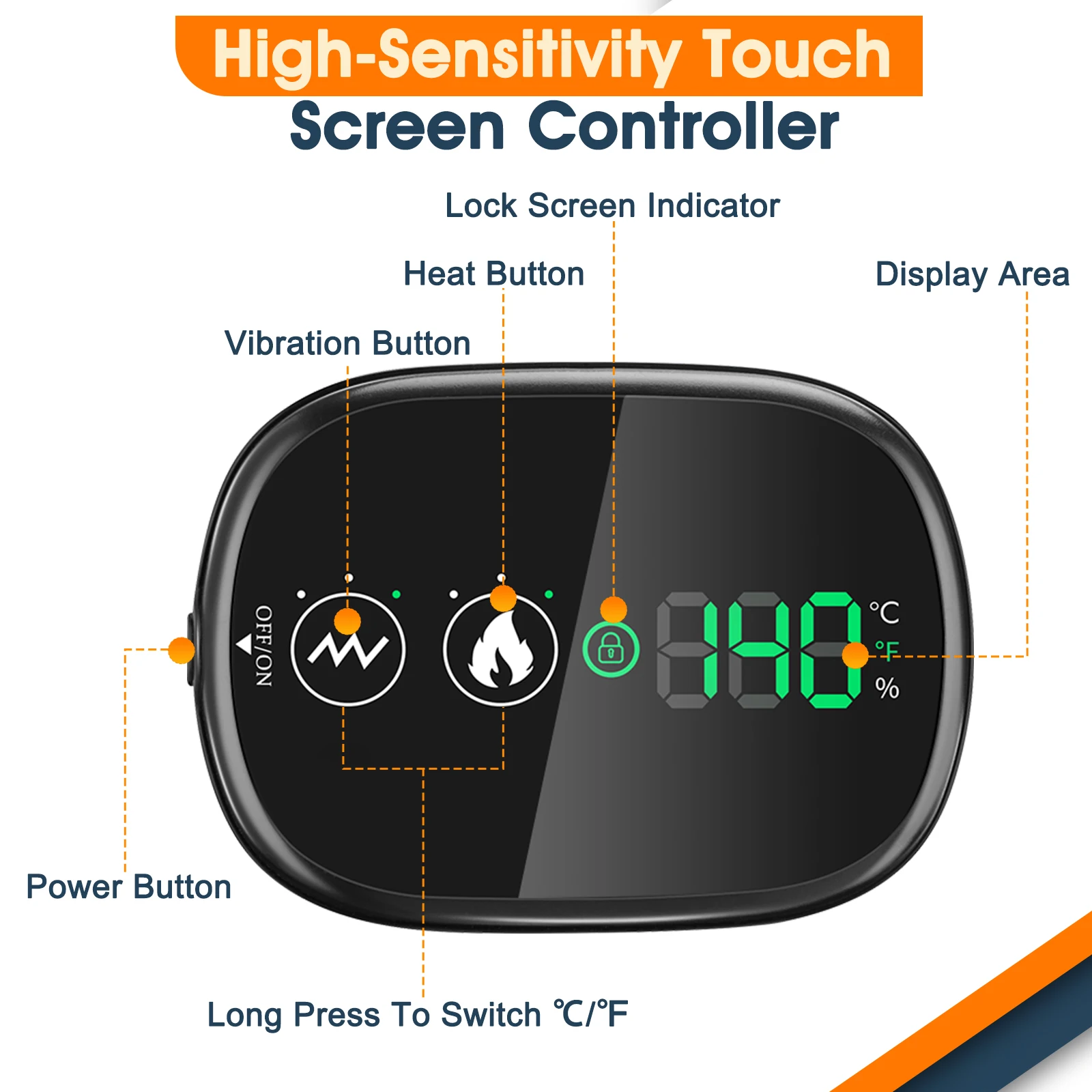 Heated Shoulder Massager Wrap Electric Vibration Massage Support Strap Smart LED Display Cordless Heating Pad Muscle Relaxation