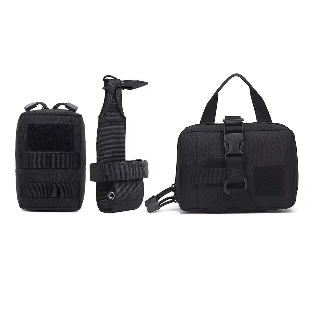 Dog Tactical Bags Set Molle Pouches Belt Attaching on Harness Sticker Military Dog Training Bags For Large Dogs Accessories