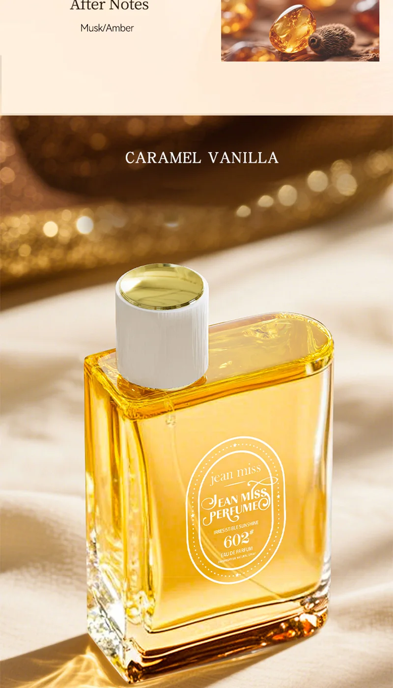 Women Perfume Long-lasting Fresh Caramel Vanilla - 10H Naturally Refreshing Romantic Encounter Gourmand Sweet EDP Spray