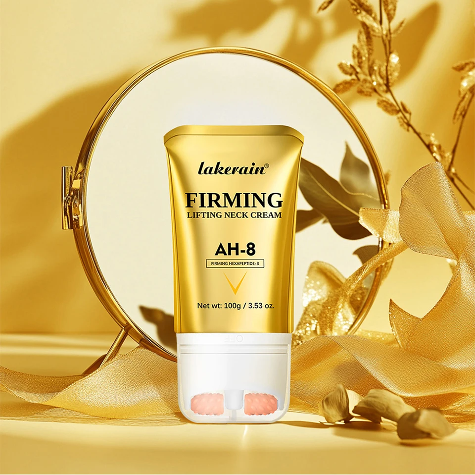 Lakerain Firming Lifting Neck Cream Deep Nourishment Lightweight Formula Remove Double Chin Rejuvenation Firms Loose Skin Cream