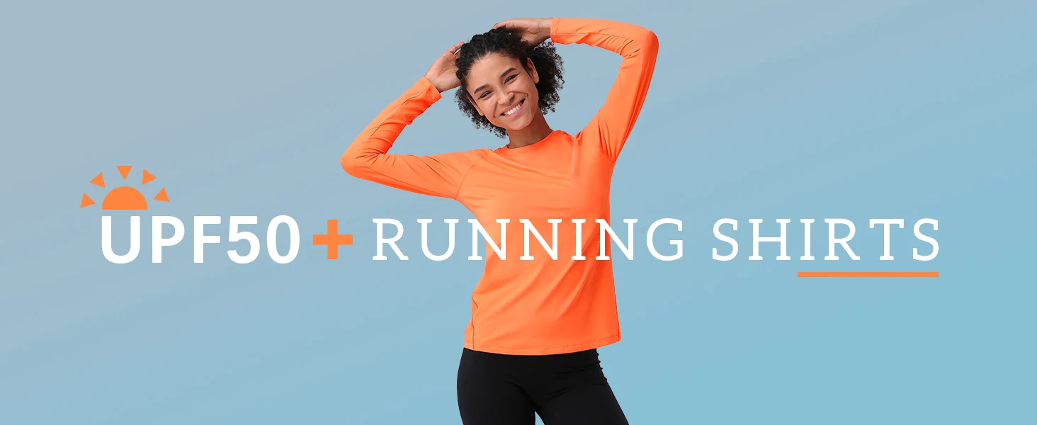 Pioneer Camp Hiking Long Sleeve T-shirt Rash Guard for Women Sun Shirts UPF 50+ SPF UV Protection Workout Tops Running Quick Dry