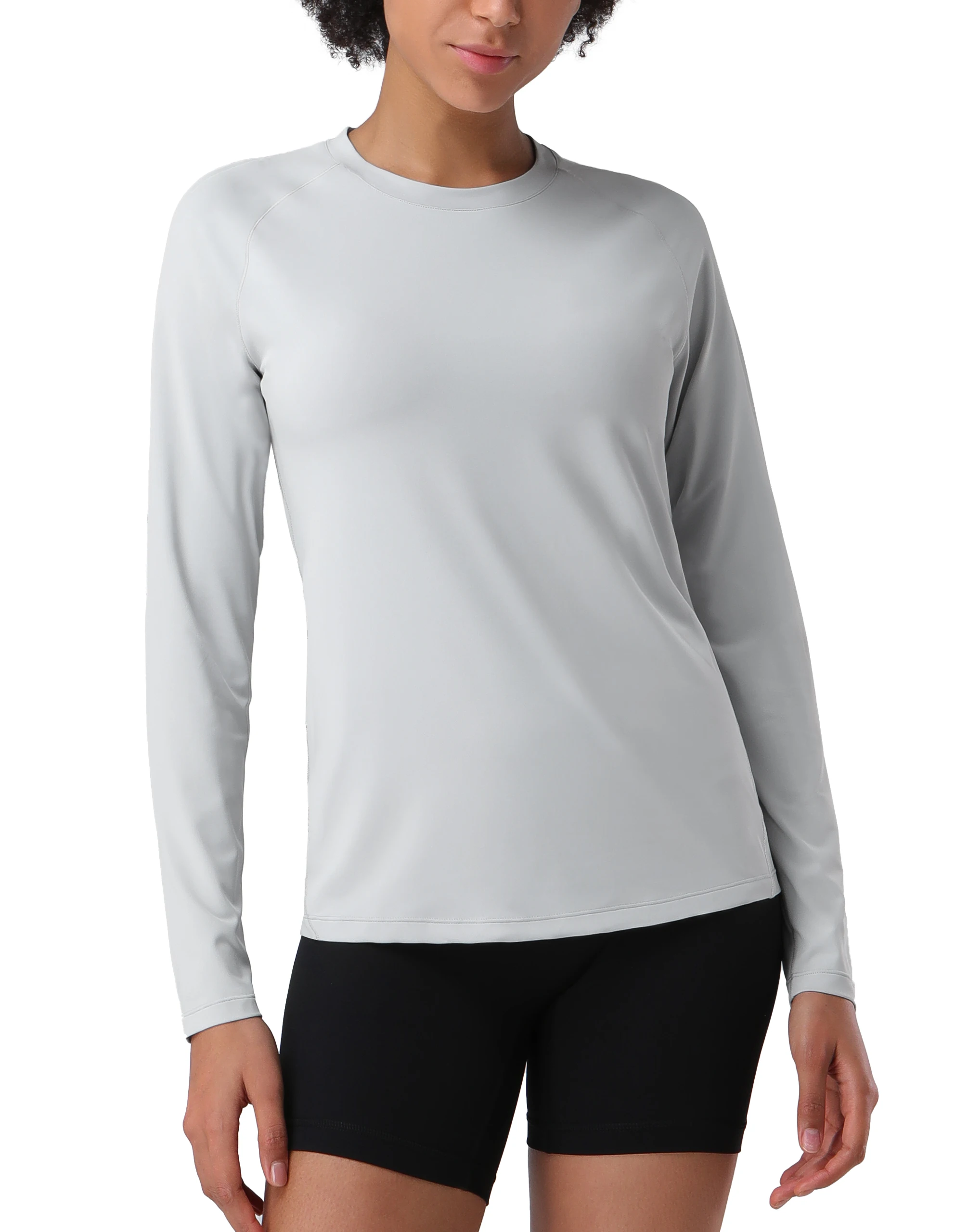 Pioneer Camp Hiking Long Sleeve T-shirt Rash Guard for Women Sun Shirts UPF 50+ SPF UV Protection Workout Tops Running Quick Dry