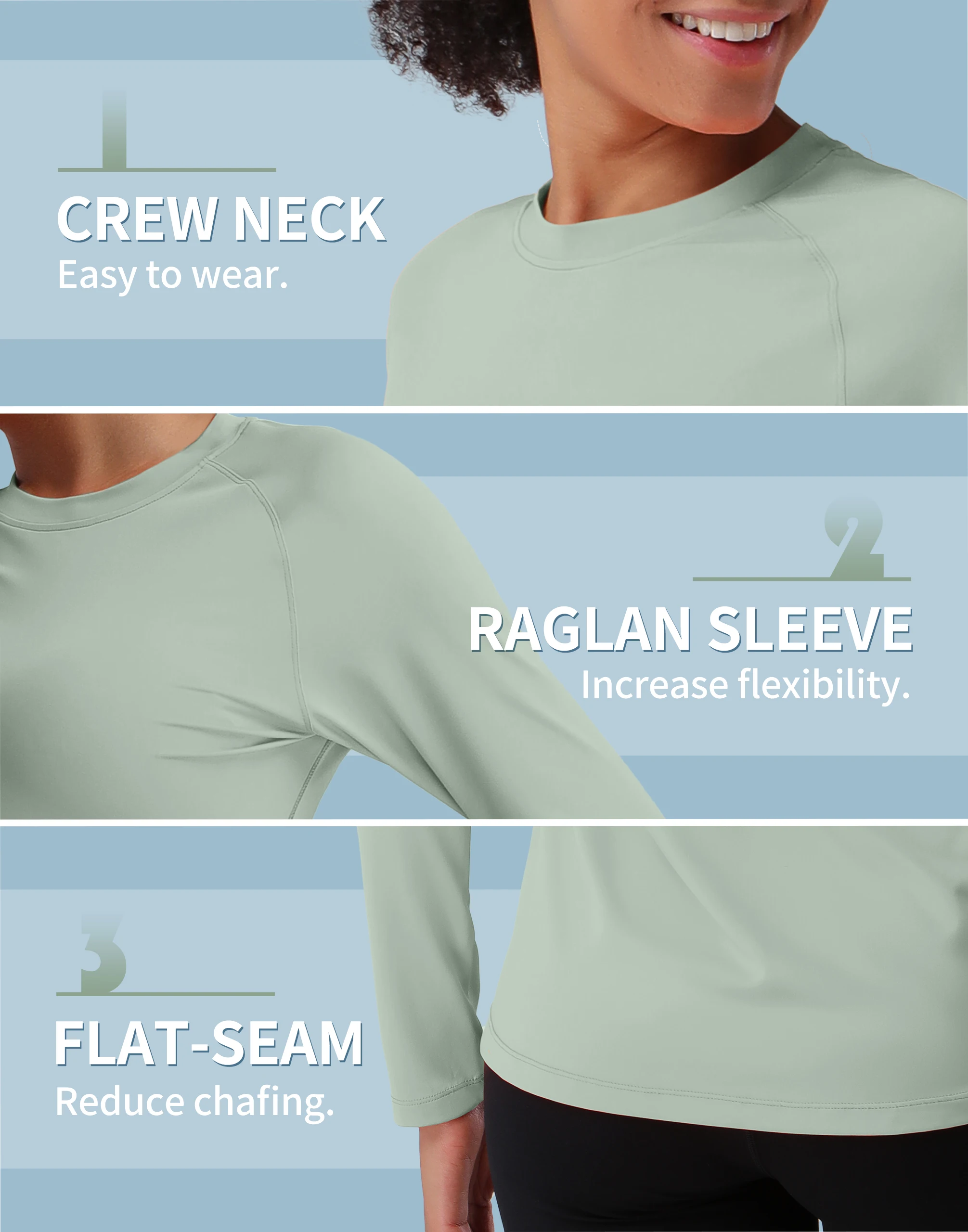 Pioneer Camp Hiking Long Sleeve T-shirt Rash Guard for Women Sun Shirts UPF 50+ SPF UV Protection Workout Tops Running Quick Dry