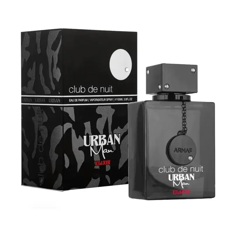Armaf Club De Nuit Urban Man Elixir Eau De Parfum 105ml 3.6Fl.Oz Long Lasting Men Perfume Woody Spicy Scent