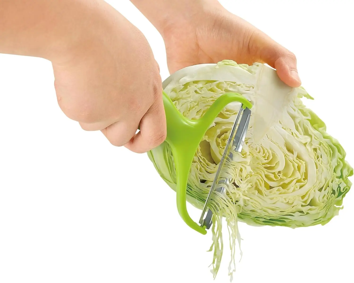 Shimomura Industry Full Veggie Cabbage Peeler, Shredded Cabbage