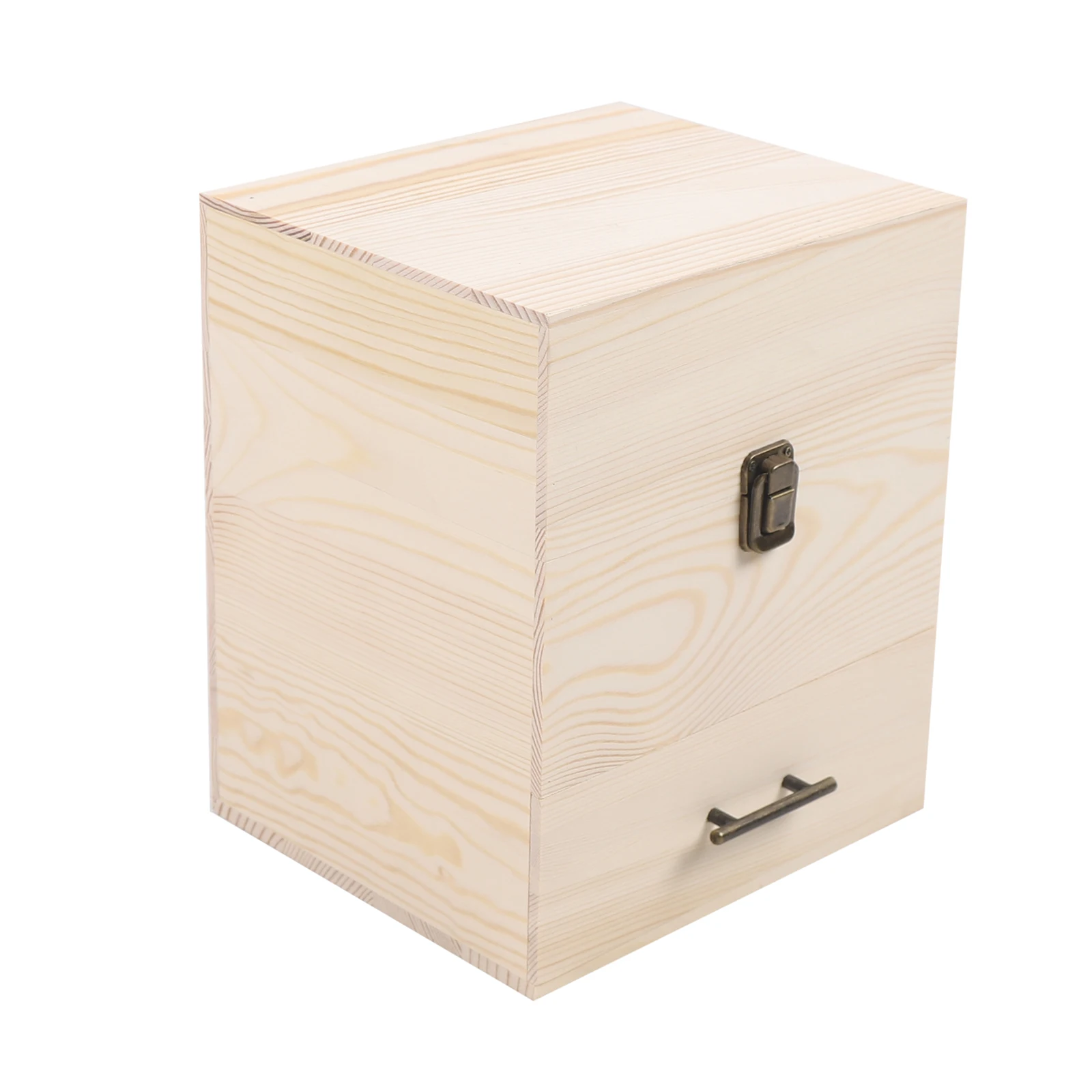Wood Essential Oil Box 59 Grid Wood Essential Oil Box Essential Oil Packaging Box High Quality 3 Layer Essential Oil Box