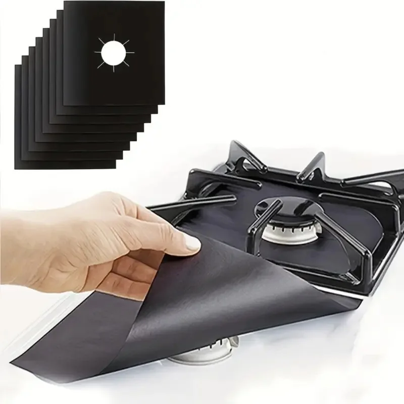 Stove Splatter Guard - Thick Gas Range Protector Mat, Heat Resistant Cooktop Liner for Easy Cleaning