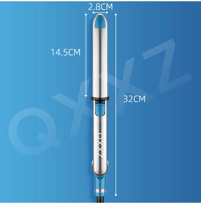 QXXZ Customized Hair Straightener Flat Iron LED Temperature Light Display Titanium Plate Rapid Heating Styling Tools