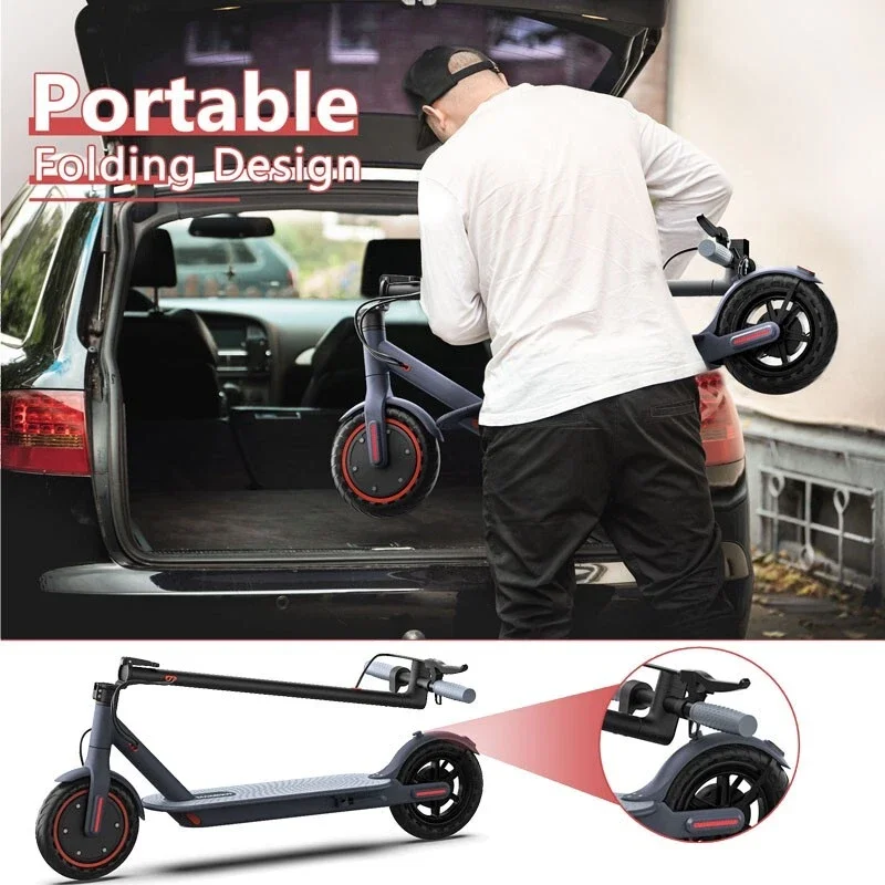 LADPED LP80 Electric Scooter 19mph Speed Shock-Absorbing Anti-Skid 8.5-Inch Folding Waterproof Scooter for Urban Commuting