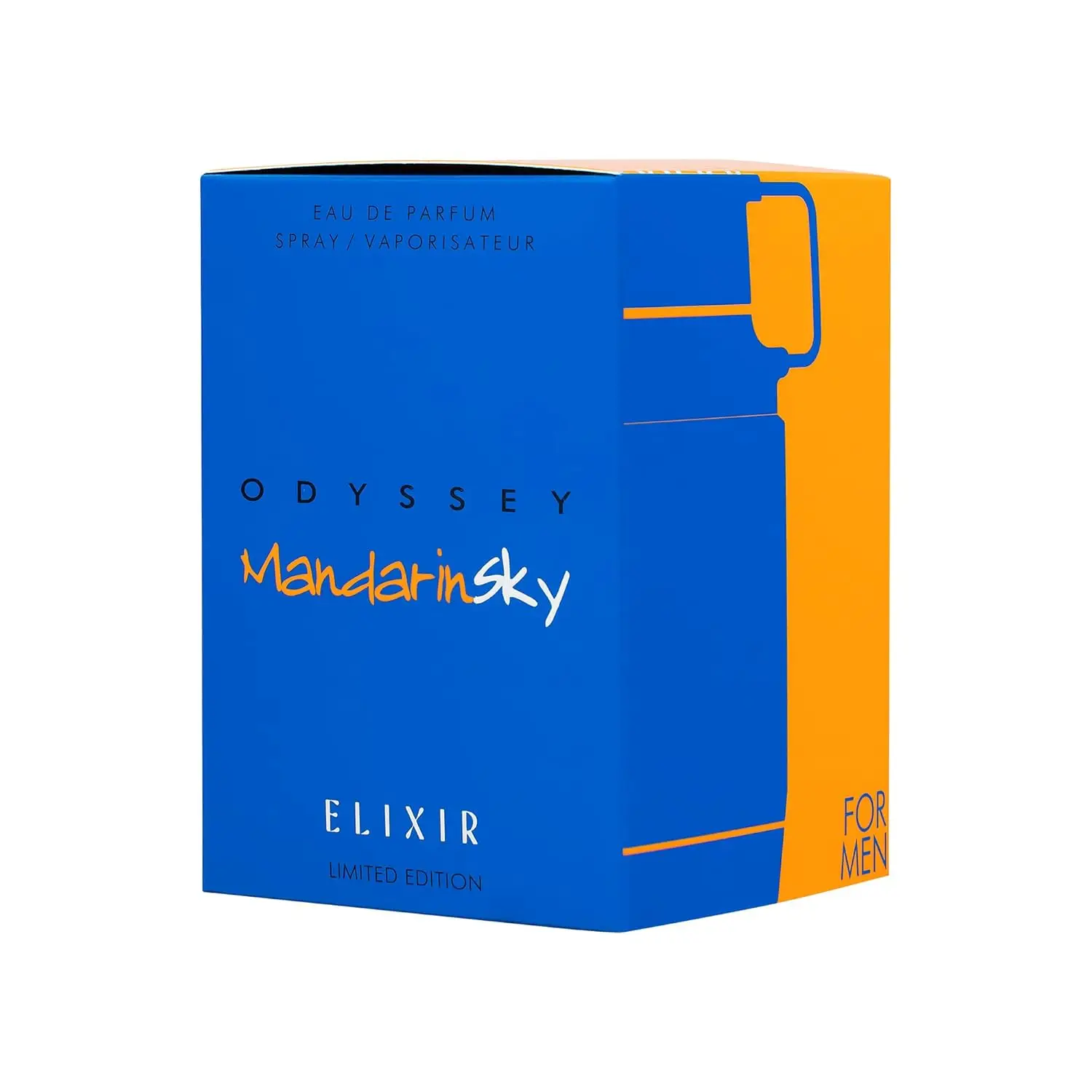 Armaf Odyssey Mandarin Sky Elixir Limited Edition Men's EDP Spray 3.4oz - Sweet And Intense Orange And Vanilla Aroma