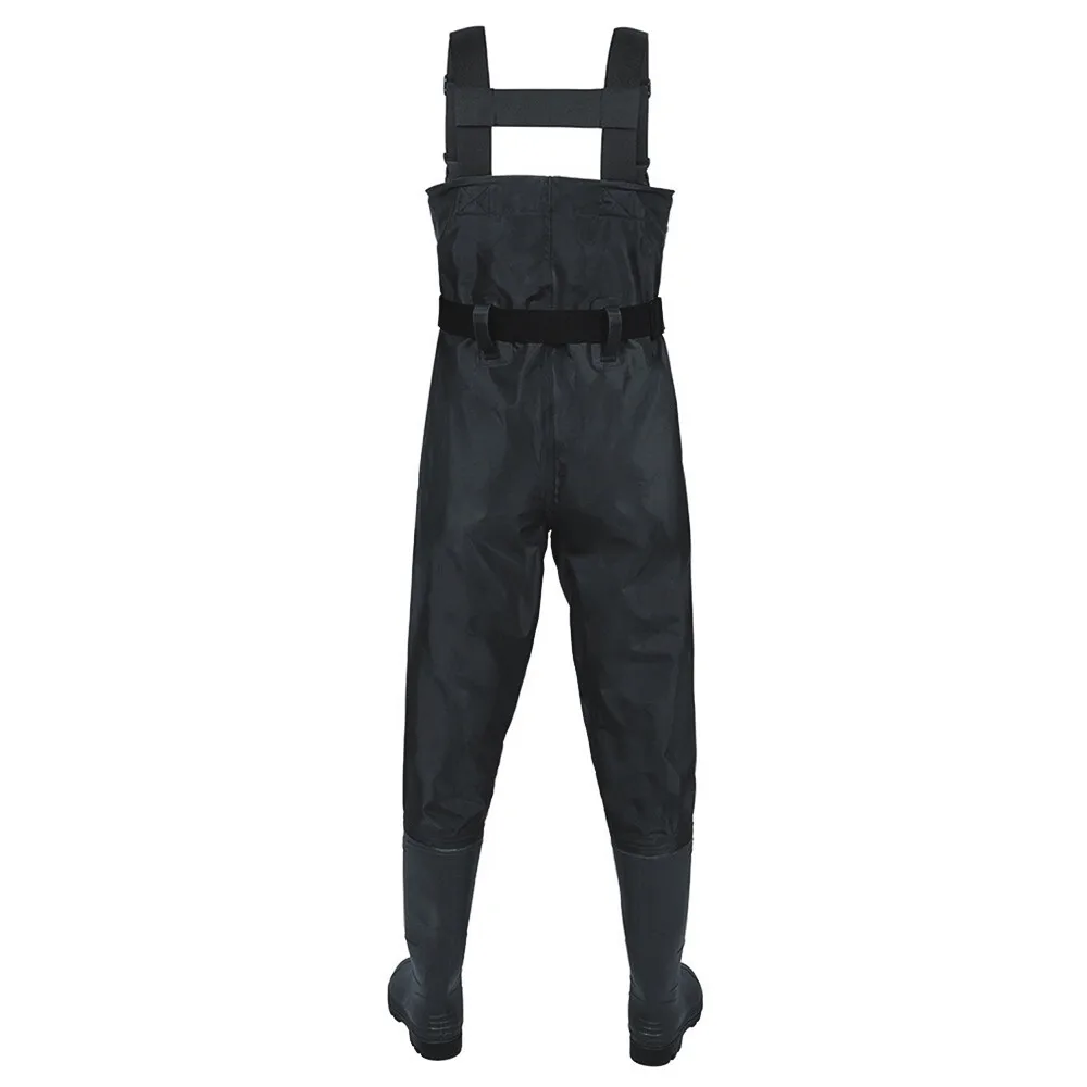 Night Cat Waterproof Fishing Waders: Hunting Chest Waders with Bootfoot and Belt For Man Woman Fishing Washing Farming Working Breathable, Lightweight, Black Sizes 6.5–13
