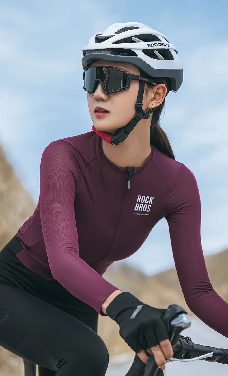 ROCKBROS Polarized Cycling Glasses Electronic Color Change Glasses Sunglasses UV400 Safety Bike Bicycle Eyewear Sports Goggles