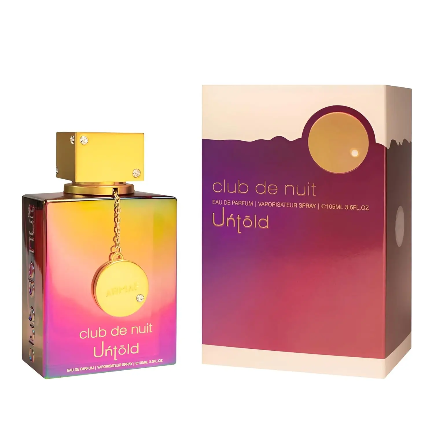 Armaf Club De Nuit Untold 105ml 3.6oz EDP Spray Warm Amber Sweet Woody Jasmine Saffron Unisex Perfume Long Lasting Signature Scent Daily Office Date Night Graduation Birthday Christmas Xmas Holiday Gift Idea Summer Travel New Arrival Collection