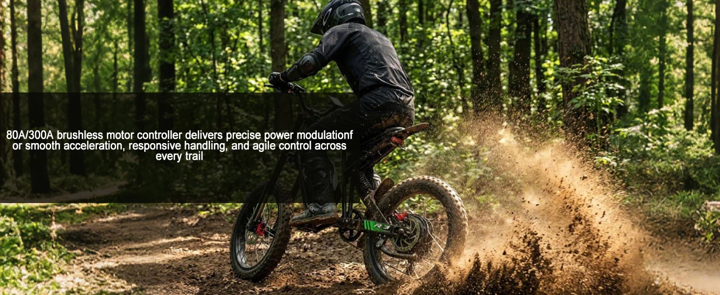 R3 50MPH Electric Dirt Bike 60V25Ah 1500Wh Battery 6000W Electric Bike Max 50Miles Ebike 19" Motorcycle Dual Hydraulic Brake