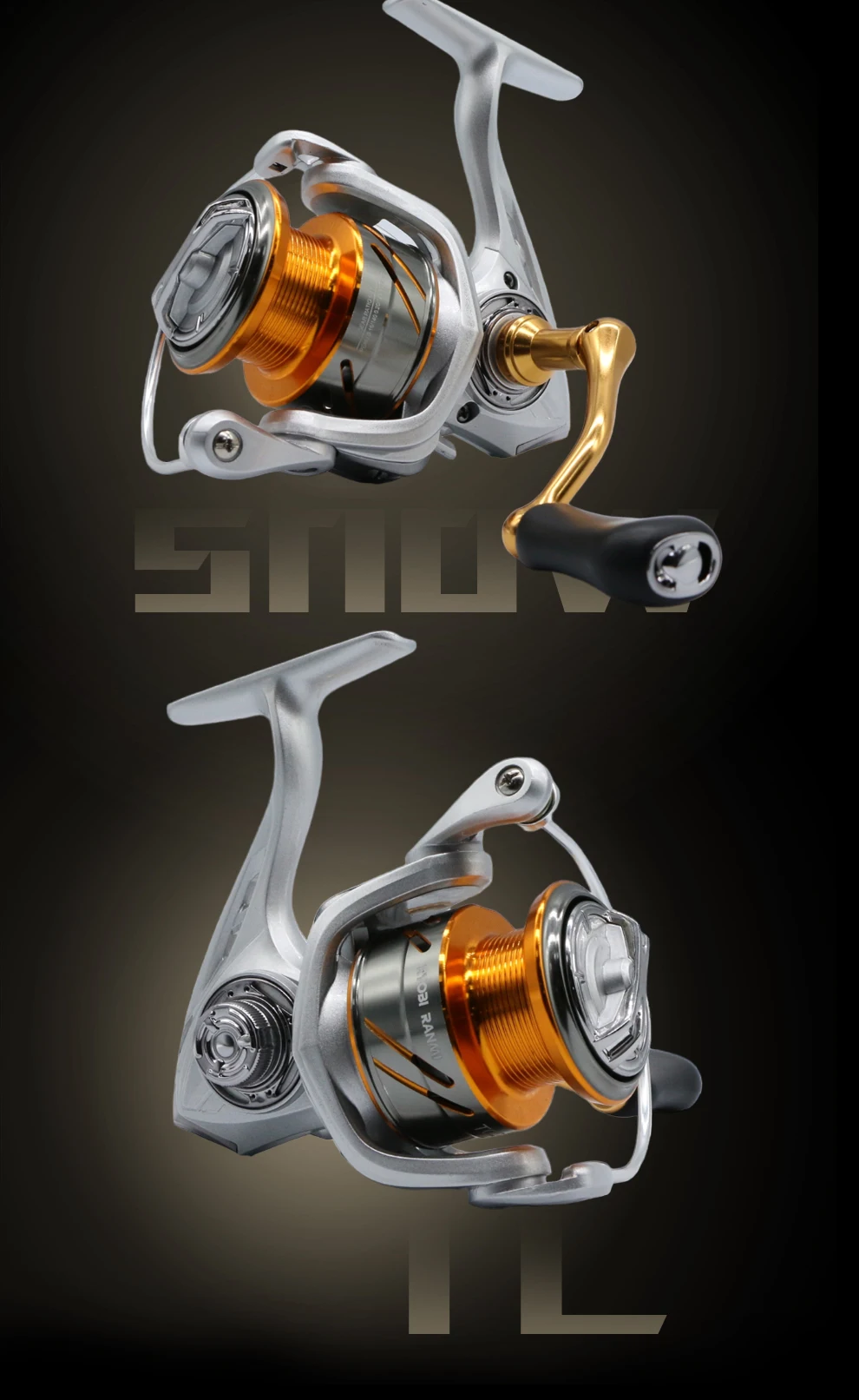 ROOBLINOS TC Spinning Fishing Reel 10KG Max Drag 5.2:1 Gear Ratio Stainless Steel Main Shaft Ball Bearings Freshwater Saltwater