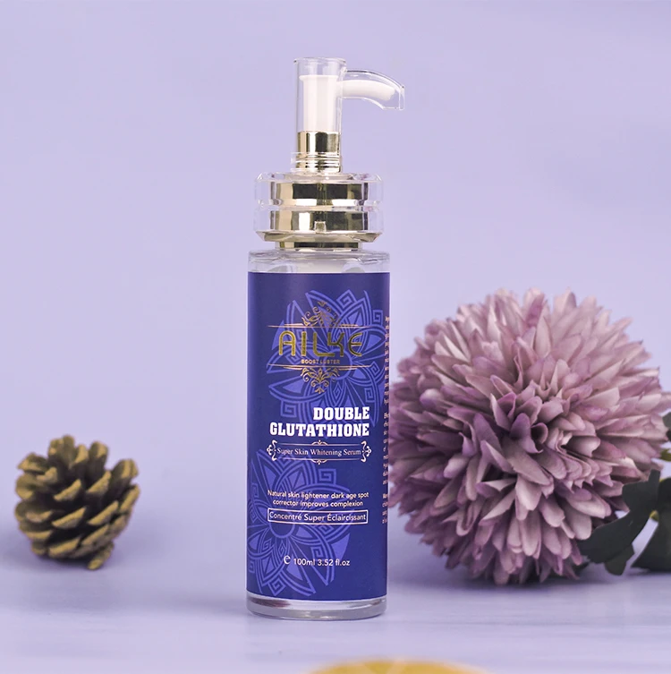 AILKE Double Glutathione Whitening Essence, Moisturizing, Removes Dark Spots, Even Skin Tone Serum For All Skin Types, 100ml