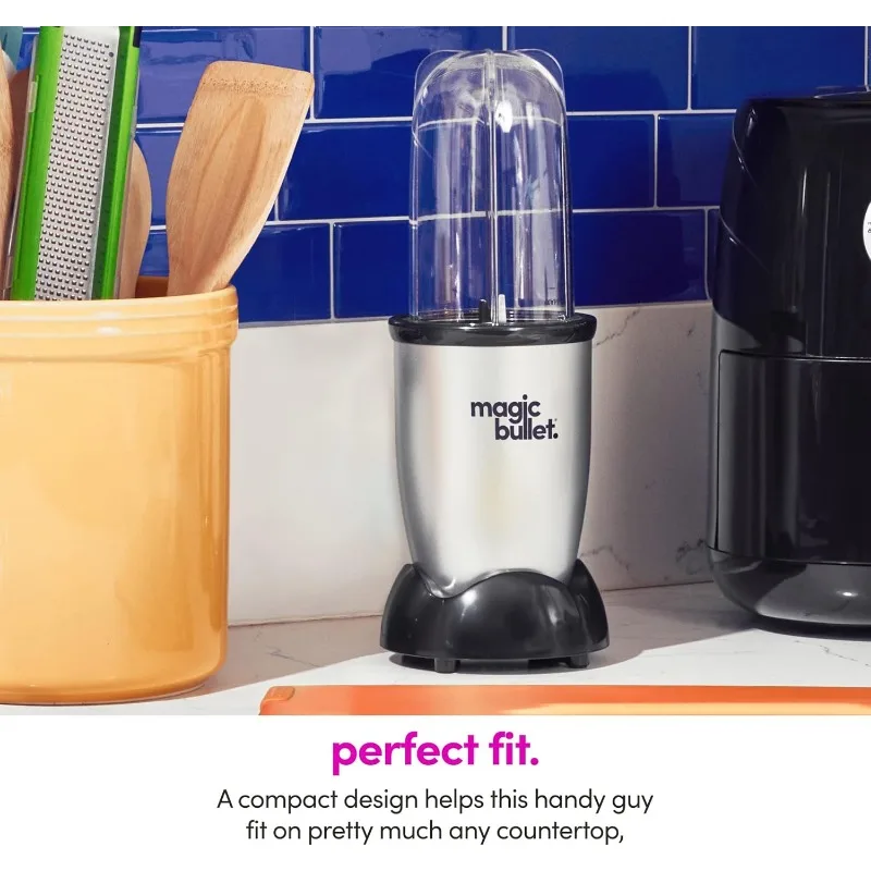 best seller Magic Bullet Blender, Small, Silver, 11 Piece Set Good quality
