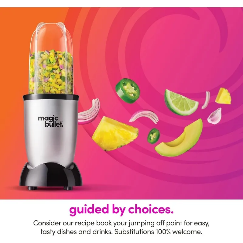 best seller Magic Bullet Blender, Small, Silver, 11 Piece Set Good quality