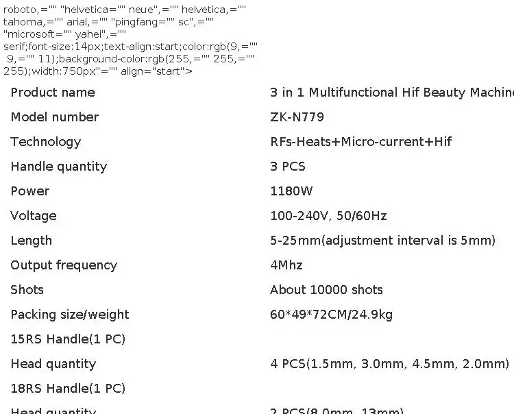 New 25D 360MAX Beauty Machine for Facial Lifting, Skin Tightening and Body Slimming Latest Salon Equipment
