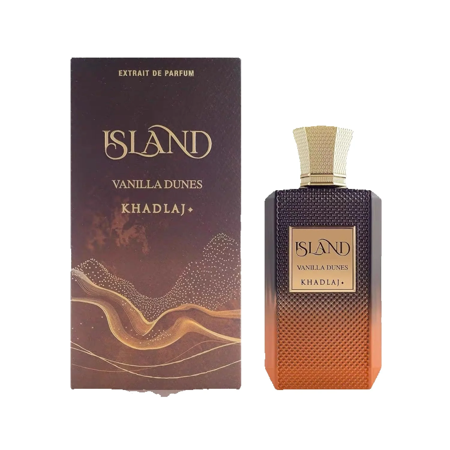 Khadlaj Island Vanilla Dunes 3.4 oz / 100 ml Extrait de Parfum Spray for Everyone