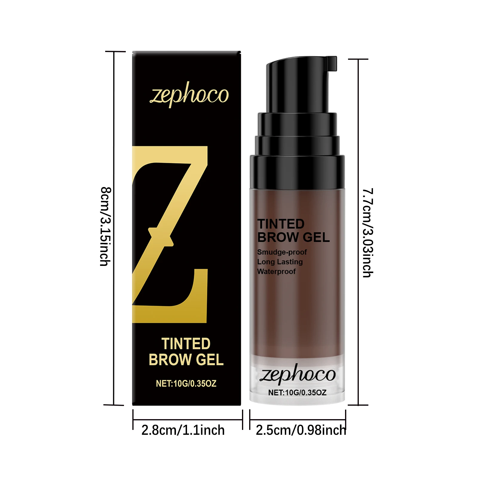 10G Natural Brow Dye Cream Long Lasting Color Smudge Proof Water Resistant Defines Clear Brow Shape Smoothing Eyebrow Makeup