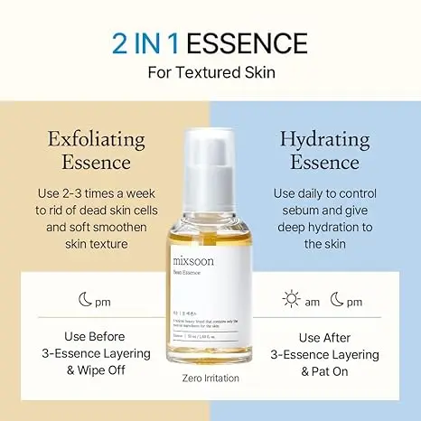 mixsoon Bean Cream - Intensive Moisture Face Cream For Smooth, Essence-Exfoliating, Hydrating Nourished Skin, Pore & Sebum Care